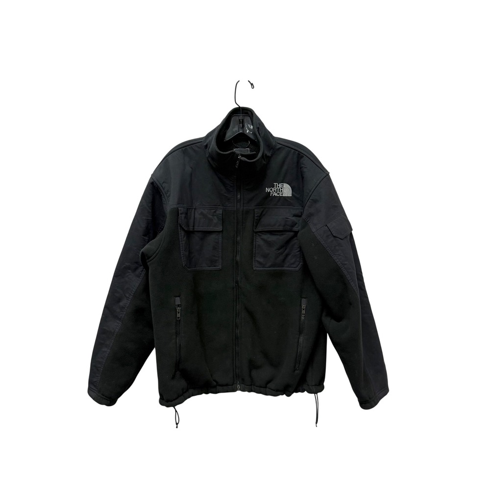 The North Face Salinas Fleece Jacket‎ Mens Large Black Full Zip Utility Coat L